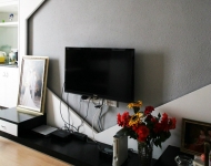 優雅的現代白色公寓